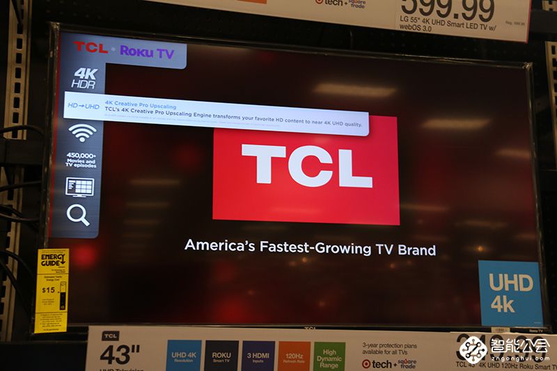 TCL电视实现北美90%零售覆盖 迈进行业前三阵营 智能公会