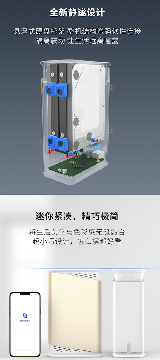 一图看懂极空间私有云秋季新品，旗舰版Z4S与生活美学版Q2 智能公会