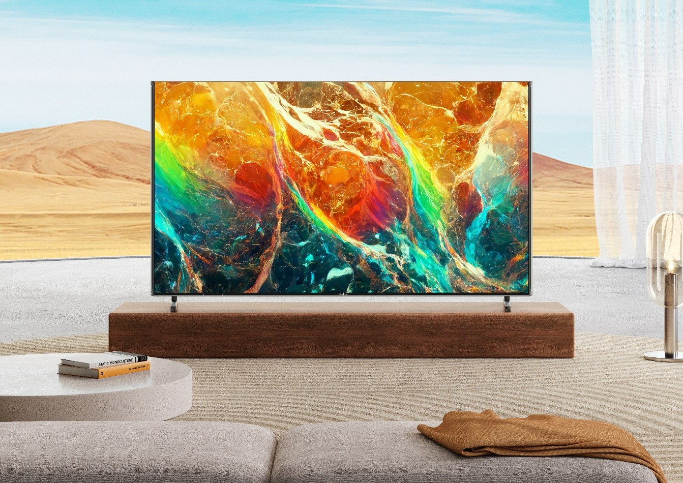 环境光对比度是OLED 3倍，海信U8H刷新2022电视新标杆