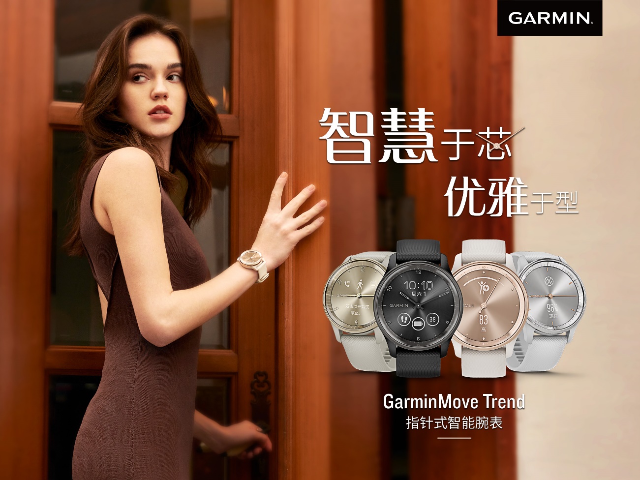 智慧于芯，优雅于型，Garmin佳明发布GarminMove Trend指针式智能手表 智能公会