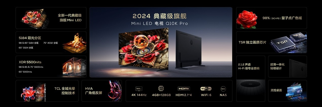 TCL再发3款王炸级Mini LED电视新品，向影音爱好者致敬