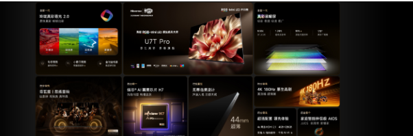 海信U7T Pro发布：首发玲珑真彩背光2.0 +真彩黑曜屏，年度影像旗舰登场 智能公会